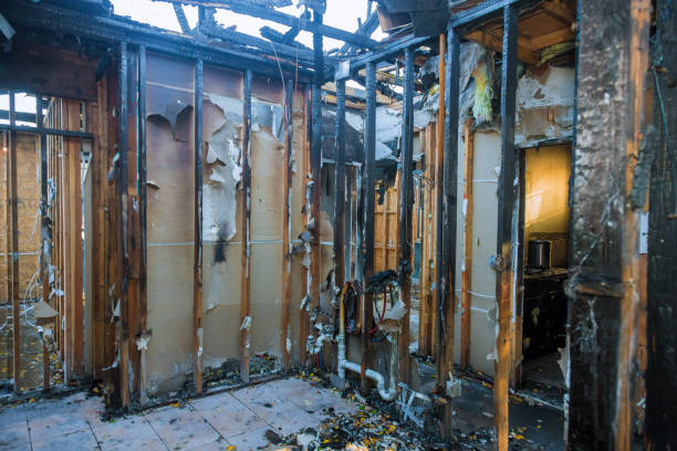 Professional Soot Cleanup technician working in DeLand Southwest, FL